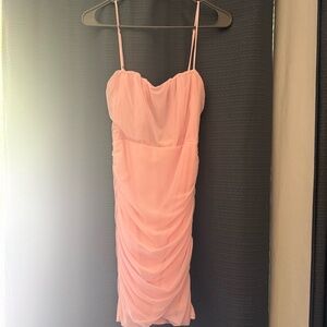 Lucy in the Sky Pink Homeconing Mini Dress